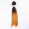 #1b/Mustard Yellow  - Non Remy Human Hair Machine Weft - 14"